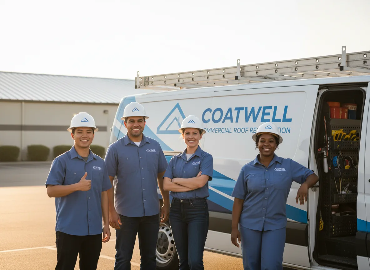 Commercial roof coating company in Belle Plaine, IA